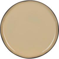 Тарелка «Карактэр» с высоким бортом;керамика;D=260,H=22мм;бежев.