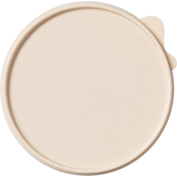 Миска с крышкой;полипроп.;0,85л;D=145,H=60мм;бежев.