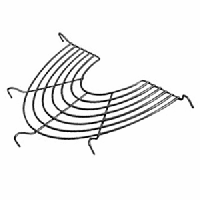 Решетка д/сковороды «Вок»;сталь нерж.;D=320,H=5,L=350мм;металлич. Решетка д/сковороды «Вок»;сталь нерж.;D=320,H=5,L=350мм;металлич.