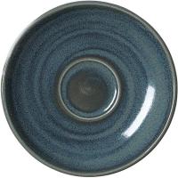 Блюдце «Революшн Джейд»;фарфор;D=125/40мм;зелен.