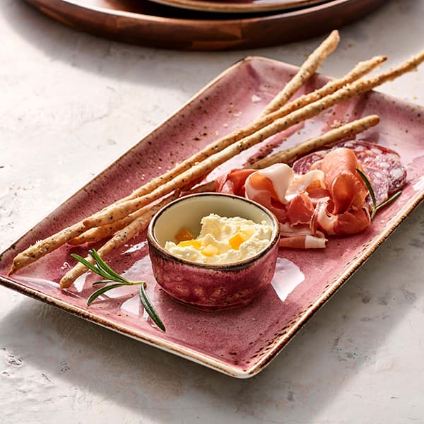 Соусник «Крафт Распберри»;фарфор;55мл;D=65,H=30мм;розов.