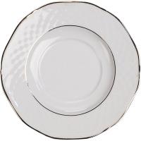 Блюдце «Афродита»;фарфор;D=170,H=18мм;белый,золотой