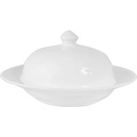 Блюдо для подачи «Кунстверк»;фарфор;250мл;D=220,H=85мм;белый