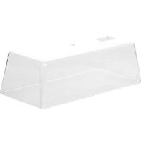 Крышка  д/подноса д/сыра арт.00064;пластик;,H=10,L=29,5,B=13,5см;прозр.