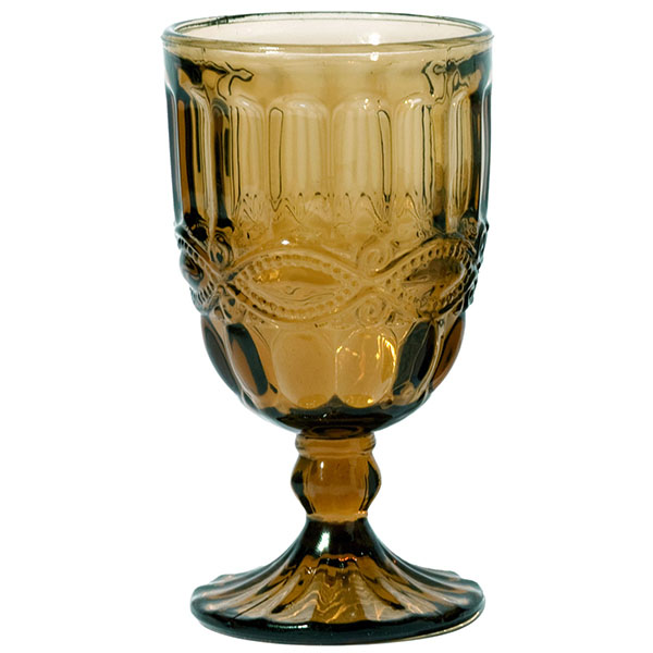 Бокал для вина «Соланж»;стекло;275мл;D=80,H=146мм;амбер Бокал для вина «Соланж»;стекло;275мл;D=80,H=146мм;амбер