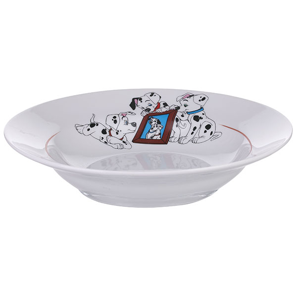 Тарелка глубокая «Далматинцы»;фарфор;250мл;D=20,H=5см;белый