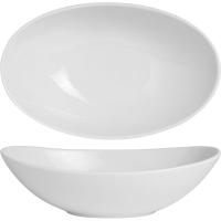 Салатник для комплимента «Варик» овальный;фарфор;52мл;,L=100,B=63мм;белый