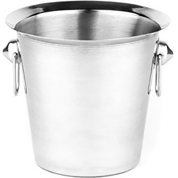 Ведро для шампанского;металл;3,5л;D=15,H=19см;металлич.