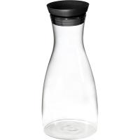 Графин с крышкой;стекло,силикон;1л;прозр.,черный Графин с крышкой;стекло,силикон;1л;прозр.,черный