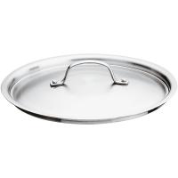 Крышка;сталь нерж.;D=24см;металлич.