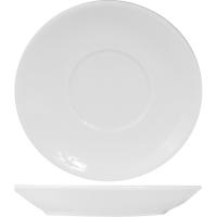 Блюдце «Кунстверк»;фарфор;D=115,H=16мм;белый