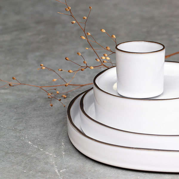 Стакан для горячих напитков «Карактэр»;керамика;80мл;D=58,H=58мм;белый,коричнев.