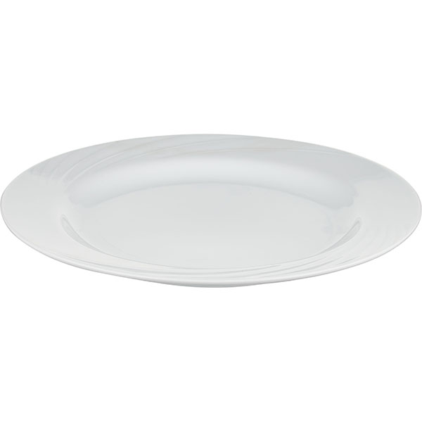 Тарелка «Голубка» мелкая;фарфор;D=30см;белый