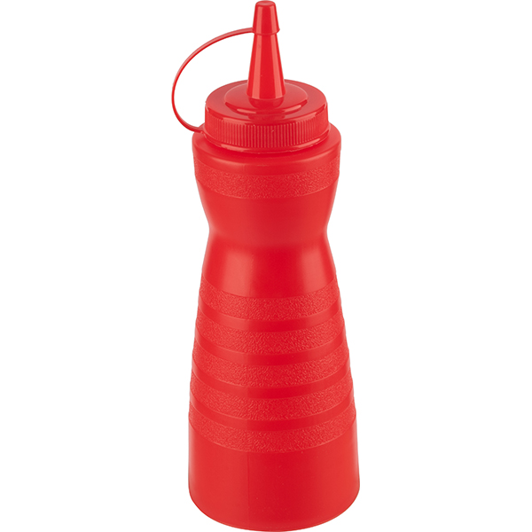 Емкость для соусов;пластик;350мл;D=6,H=20см;красный