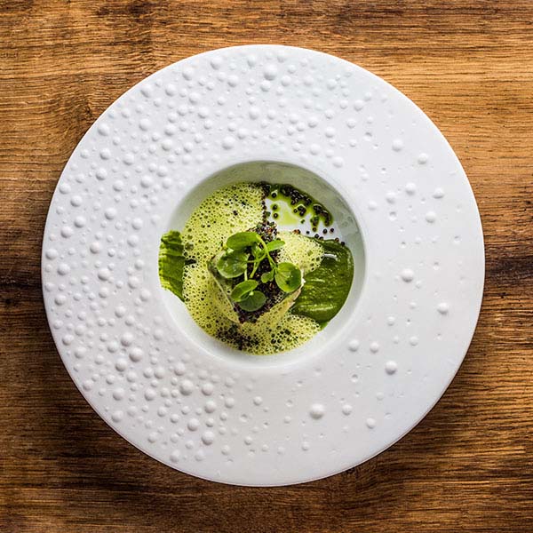 Тарелка глубокая «Минерал»;фарфор;D=23,7см;белый