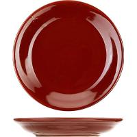 Блюдце д/горшков д/запекания;керамика;D=15,5см;шоколад.