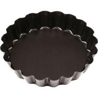 Форма для выпечки  съемное дно;сталь,антиприг.покр.;D=10,H=2см;черный