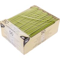 Свечи[50шт];параф.со стеар.;D=22,L=250мм;олив.