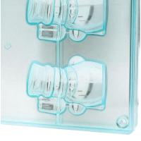 Форма для шоколада «Снеговик»[4шт];пластик;,H=85,L=275,B=62мм