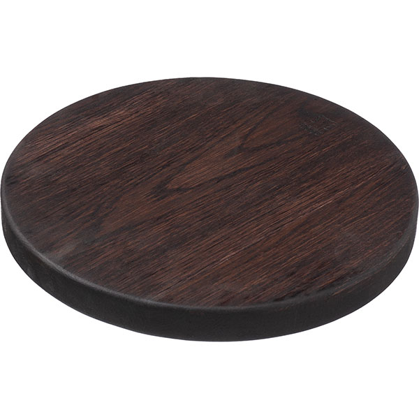 Доска для пиццы без выемки;дуб;D=25см