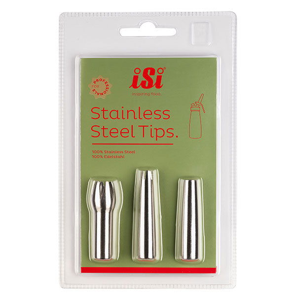 Набор декор.насадок д/сиф.д/сливок 3шт.;сталь нерж.