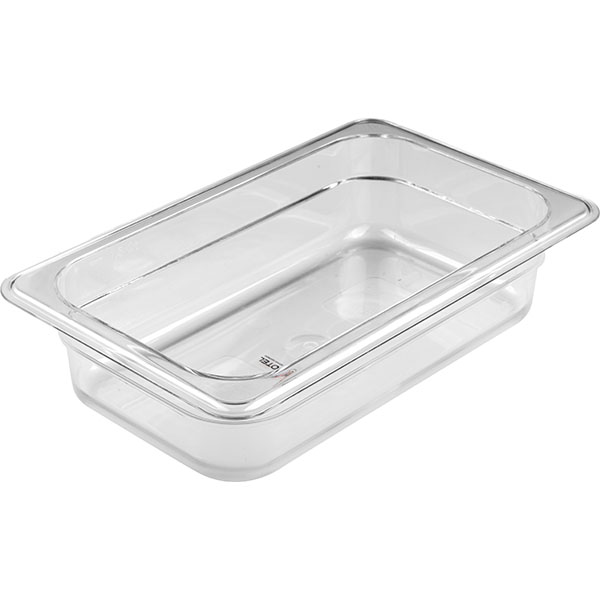 Гастроемкость (1/4);поликарбонат;1,7л;,H=65,L=265,B=162мм;прозр.
