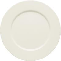 Тарелка «Пьюрити» мелкая;эко-кост. фарф.;D=26,H=2см;белый