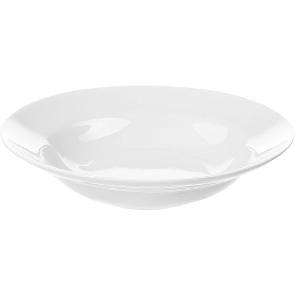 Тарелка глубокая «Идиллия»;фарфор;250мл;D=200,H=51мм;белый