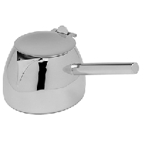 Чайник заварочный «Недда»;сталь нерж.;400мл;D=10,H=7,L=17см;металлич.