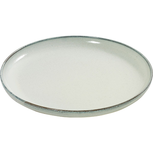 Блюдо «Аква»;керамика;D=37,H=3см;св.зелен.