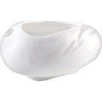 Пепельница «Органикс»;фарфор;,H=6,L=14,B=11см;белый