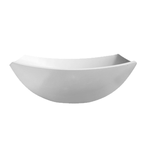 Салатник «Квадрато»;стекло;0,5л;,H=5,L=16,B=16см;белый