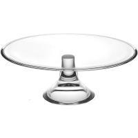 Подставка для торта «Банкет»;стекло;D=32,H=10см;прозр.