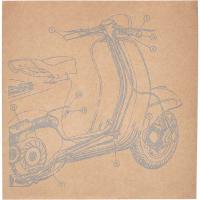 Бумага д/сэндвичей «Крафт»[1000шт];,L=16,B=16см