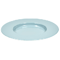 Тарелка «Сан Пеллегрино» подстановочная;фарфор;D=225,H=20мм;голуб.