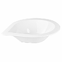 Салатник «Максим»;фарфор;475мл;D=220,H=53,L=218,B=185мм;белый