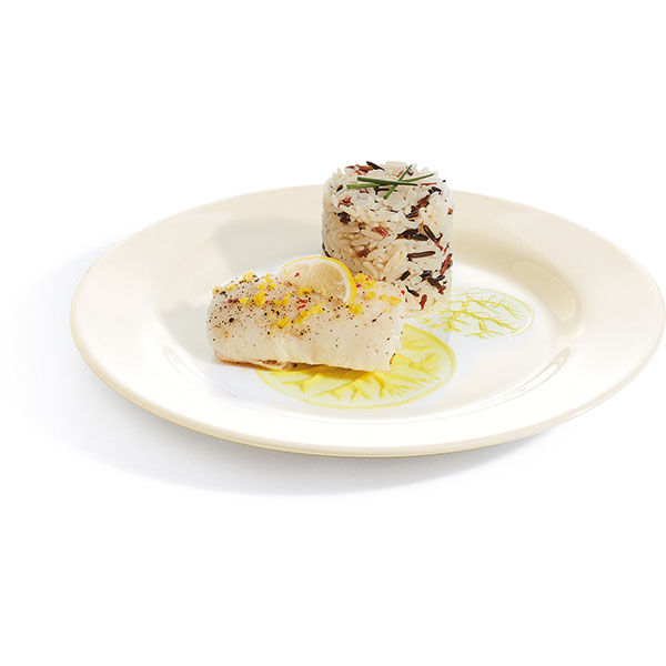 Тарелка «Интэнсити» мелкая;зеникс;D=275,H=20мм;белый