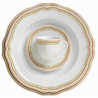 Блюдо «Опера Кармен» овальное;фарфор;D=24,L=26,B=20см;белый,красный