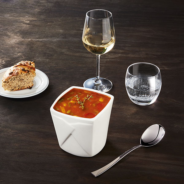 Салатник «Фьёрдс»;фарфор;D=11,5,H=10,5см;белый