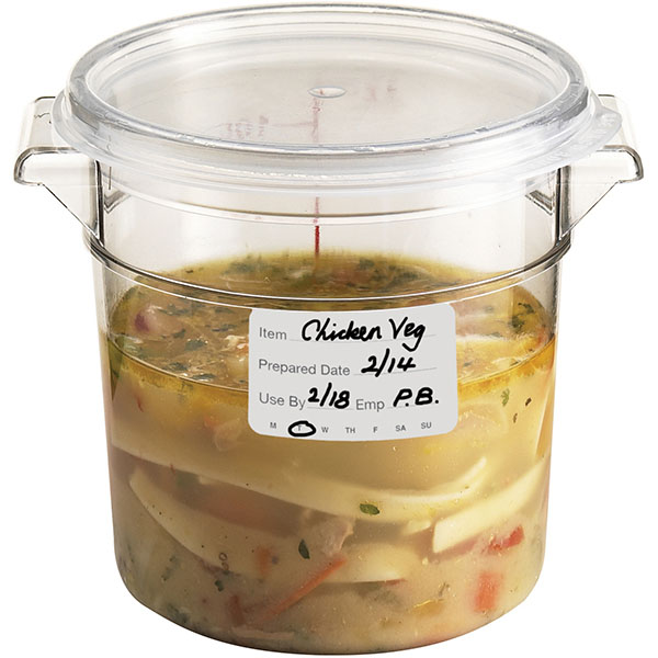 Контейнер для продуктов градуированный;поликарбонат;0,9л;D=15,4,H=12,7см;прозр.