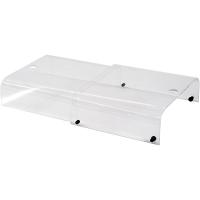 Крышка для емкости фуршетной раздвижная;акрил;,H=90,L=520/300,B=335мм;прозр.