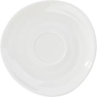 Блюдце «Милк»;фарфор;D=12/4см;белый