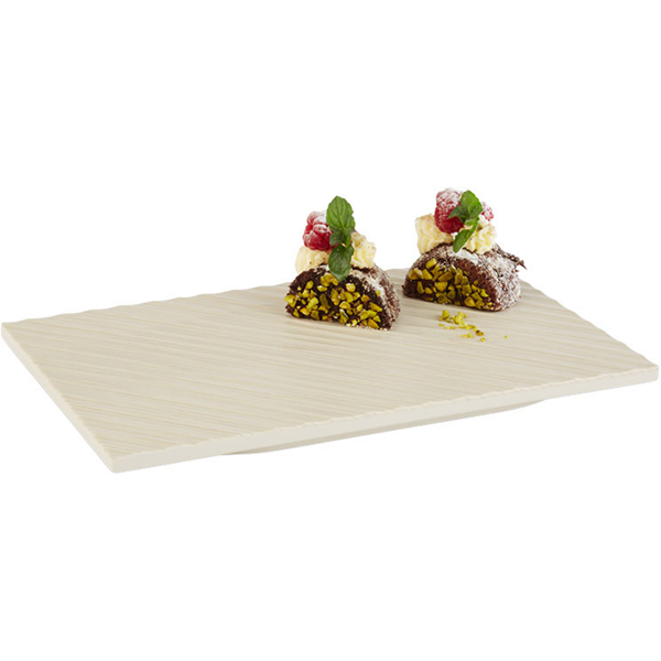 Поднос GN 1/4;пластик;,H=15,L=265,B=162мм;древесн.