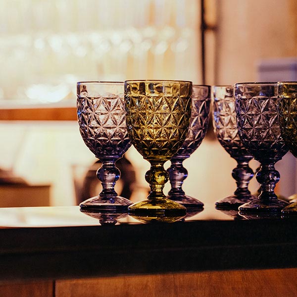 Бокал для вина;стекло;310мл;D=86,H=163мм;фиолет.