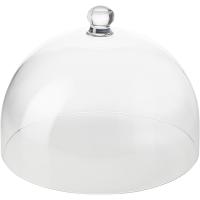 Крышка для блюда «Инспайред»;поликарбонат;D=31,2,H=23,1см;прозр.