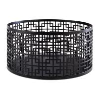 Подставка-корзина;сталь нерж.;D=21,H=10,5см;черный