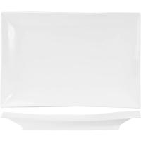 Блюдо для суши «Кунстверк»;фарфор;,L=39,B=26,1см;белый