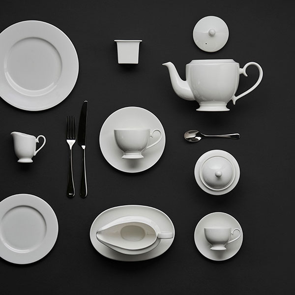 Блюдце «Классик Вайт»;кост.фарф.;D=16см;белый