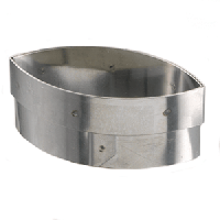 Форма кондитерская «Овал»;сталь нерж.;,L=82,B=43мм