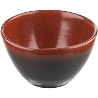 Салатник «Млечный путь красный»;фарфор;0,6л;D=15см;красный,черный